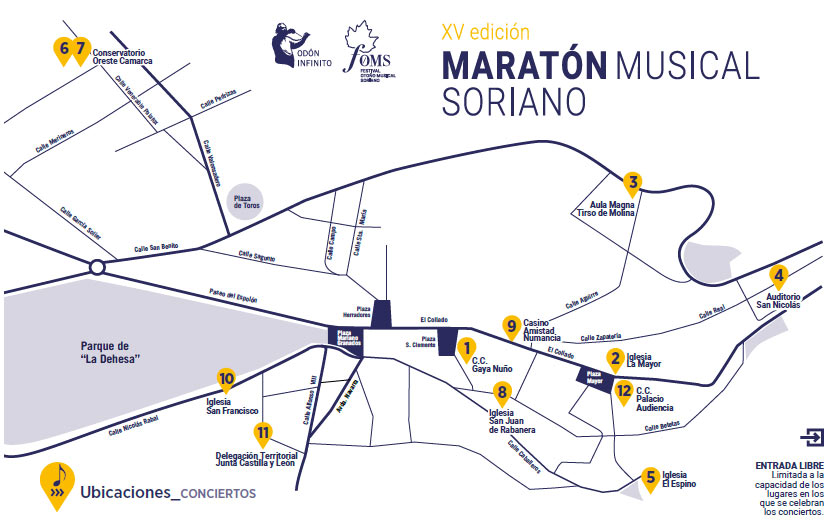Maratón Musical Soriano el domingo con 244 músicos y 23 conciertos en 12 enclaves