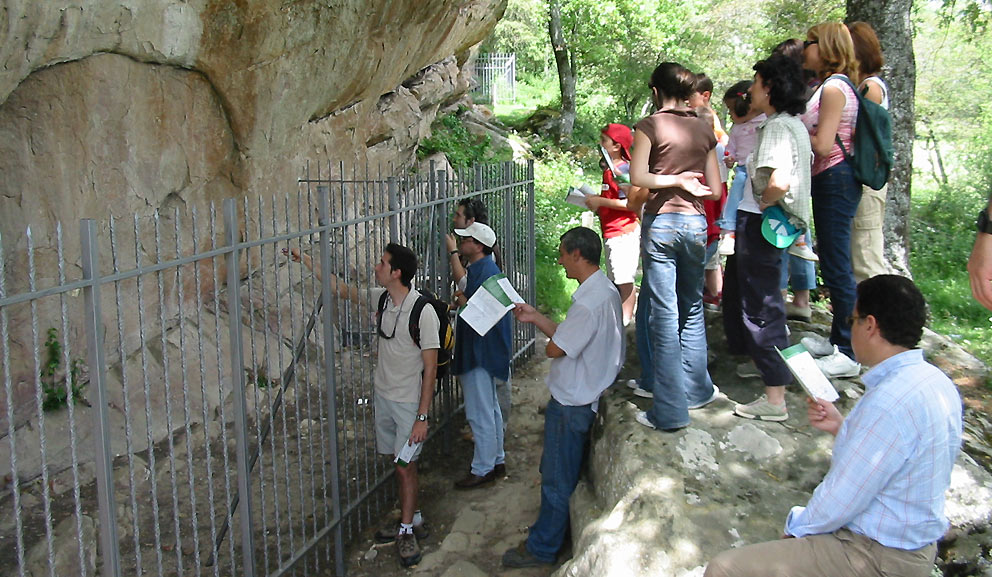 Neopercusión para un paseo acústico por las pinturas rupestres de Valonsadero